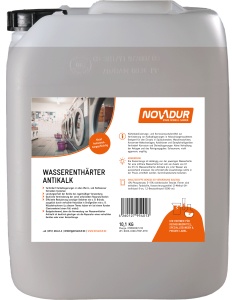 NOVADUR Wasserenthärter Antikalk, Härtestabilisierungs- & Korrosionsschutzmittel, 10 l - Kanister