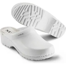 Sika Traditionell Clog Weiß 45