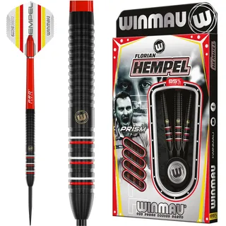 WINMAU Darts - Florian Hempel 85% Pro-Series 22g Professional Dart-Set mit Dart-Flüge und Dart-Schäften