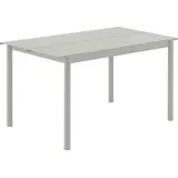 Muuto Linear Gartentisch 140 x 75 x 73,5 cm grau