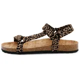 Grand Step Shoes Sandale Levi Animal camel/schwarz Damen