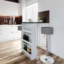 Vicco Bartisch 80 x 57 x 106 cm Weiß/Anthrazit