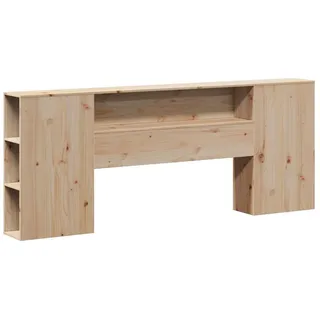 vidaXL Kopfteil mit Stauraum 180 cm Massivholz Kiefer