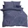 KAEPPEL Mako-Satin Floral Blau 155 x 220 cm + 80 x 80 cm