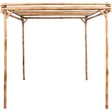 vidaXL Pergola Bambus 170 x 170 x 220 cm Braun