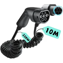 LDY Spiralladekabel Typ 2 10 m