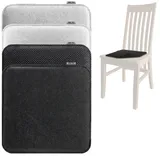 COM-FOUR Sitzkissen aus Filz 40 x 40 cm Mehrfarbig