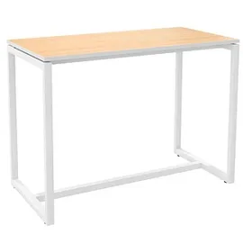 Paperflow Stehtisch easyDesk 150 x 75 x 110 cm Buche/Weiß