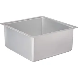 Decora 0062605 Profi-BACKFORM QUADRATISCH AUS ELOXIERTEM Aluminium cm 20X20X10, Silber