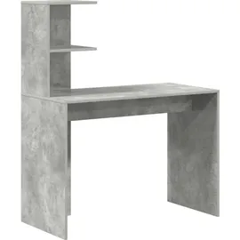 vidaXL Schreibtisch Beton Grau 102 x 50 x 124 cm Holzwerkstoff