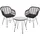 MCW Balkon-Set MCW-G17 3-tlg. anthrazit