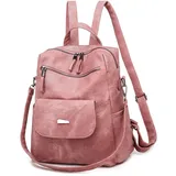 UBaymax Damen Rucksack Klein PU Leder, Elegant Lederrucksack Cityrucksack Damen, Leder damenrucksack Wasserdicht Rucksäcke damen Tagesrucksack, mittelgroß Rucksack Tasche Backpack Women