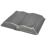 RBV Birkmann Birkmann, Motivbackform Buch, 2D Backform mit hochwertiger Antihaftbeschichtung in besonders stabiler Qualität, mit Rezept, Maße: 34 x 25 x 4,5 cm I für ca. 2800 ml Teig, 214279