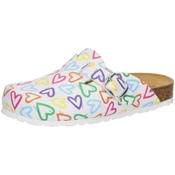 Clog »Clog Bioline Clog Print«, Gr. 40, weiß, , 79284118-40