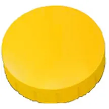 Maul Rundmagnet Solid 24 mm 0,6 kg Haftkraft 10 Stück gelb Packung mit 24 Stück