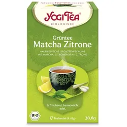 YOGI TEA Grüntee Matcha Zitrone Bio Filterbeutel 17X1.8 g
