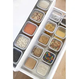 Curver Dry Cube Vorratsdose transparent/dunkelgrau 2,3 l