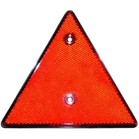 LAS Dreieck Reflektor für Anhänger 2 Stück Rot