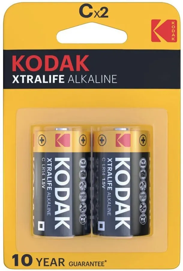 KODAK - XTRALIFE ALKALINE BATTERIES CX 2 EINHEITEN