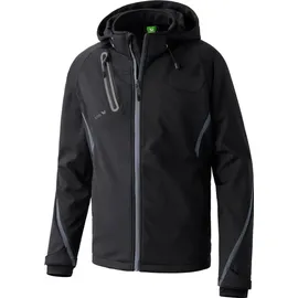 Erima Softshelljacke Funktion grey melange/green gecko S