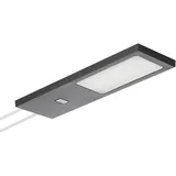 SOTECH LED-Möbelleuchte GIULIA II Einzelleuchte mit Sensor schwarz, 2700K warmweiß Unterbauleuchte Schrankleuchte Vitrinenbeleuchtung