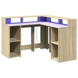 vidaXL Schreibtisch Sonoma Eiche braun