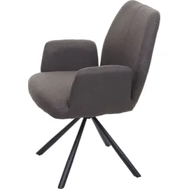 MCW Esszimmerstuhl H71 Stoff grau-braun