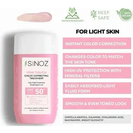 Sinoz Pink Touch Gesichtscreme LSF 50+ 50 ml