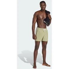 adidas 3-Streifen Badeshorts Tent Green/White XL