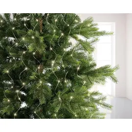 Lumineo LED-Lichterkette Lichtbündel 1,9 m Silber warmweiß