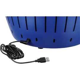 Lotusgrill Holzkohlegrill S tiefblau inkl. USB Anschluss