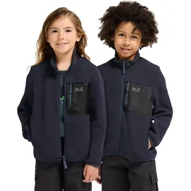 Jack Wolfskin Lite Curl FZ K dunkelblau 152