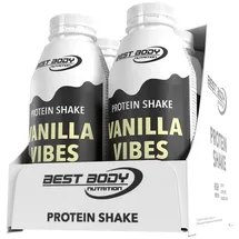 Best Body Protein Shake Vanille 6 x 500 ml