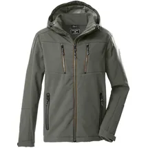 KILLTEC Herren Softshelljacke mit abzippbarer Kapuze KOW 79 MN SFTSHLL JCKT, oliv, L