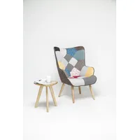 Better Home Skandinavischer Relaxsessel Stoffbezug Patchwork - ca. 68