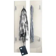 Vladon Garderobenpaneel Creme, 120x28x2 cm, Garderobe, Garderobenpaneele, Garderobenpaneele