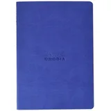 Rhodia Notizbuch A5 kariert Blau/Weiß