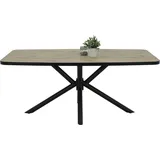 Hela Esstisch »JANA«, oak, schwarz, B/H/T: ca. 180x76x100 cm