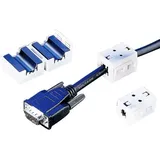 Roline 11.05.1010 Ferrit-Ringkern geteilt 290 Ω Kabel-Ø (max.) 10.00 mm (L x B x H) 32 x 24.50 x 2