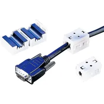 Roline 11.05.1010 Ferrit-Ringkern geteilt 290 Ω Kabel-Ø (max.) 10.00 mm (L x B x H) 32 x 24.50 x 2