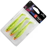 Fox Pro Shad 10cm - 3 Gummifische, Farbe:UV Lemontiger