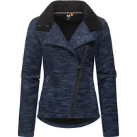 Ragwear Damen, Sweatjacke Strickjacke mit Teddyfell-Futter Saskie Melange", YOUMODO