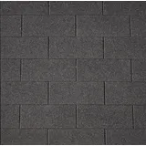 COLIBRI Rechteck-Dachschindeln 80 x 33,6 cm Schwarz
