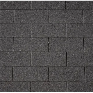 COLIBRI Rechteck-Dachschindeln 80 x 33,6 cm Schwarz