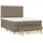 vidaXL Boxspringbett 140 x 200 cm Taupe