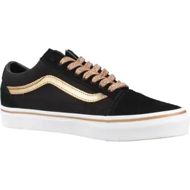 Vans Old Skool Damen Schwarz/Gold 39
