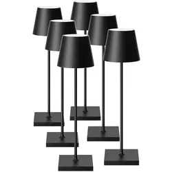 SIGOR Multipack 6x Tischleuchte Nuindie USB-C Dekoration   Schwarz 