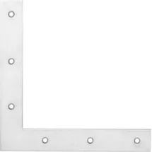 FP POLLMANN Haustür-Eckwinkel L 200 x H 200mm Enden gerade Eisen, galv. hell verz.