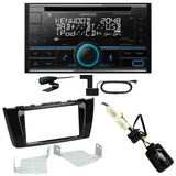 Kenwood DPX-7300DAB Bluetooth DAB CD USB Einbauset für Mitsubishi Space Star