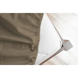 Muller Textiles Spannbettlaken Jersey 90 x 200 cm sand